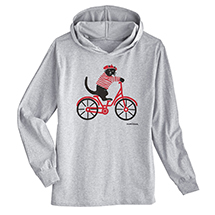 Product Image for Cat on Bicycle Hoodie