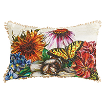Botanical Floral Rectangular Pillow