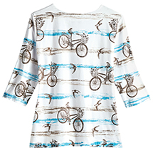 Alternate Image 1 for Bikes & Birds Shirt