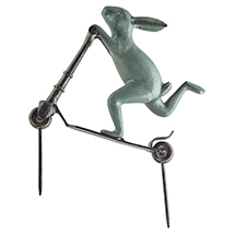 Alternate Image 1 for Rabbit on Scooter Statuary