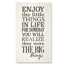 Product Image for Enjoy the Little Things Wall Plaque