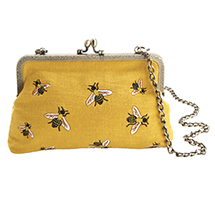 Alternate image for Bumblebees Crossbody Clutch