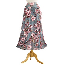 Product Image for Roses Slip-on Skirt