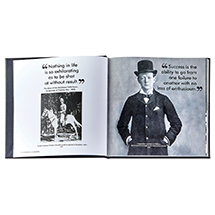 Alternate image Winston Churchill Wit and Wisdom Personalized Leather Edition