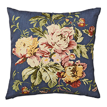 Product Image for Vintage Blue Floral Pillow