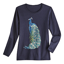 Product Image for Peacock Long Sleeve Tee