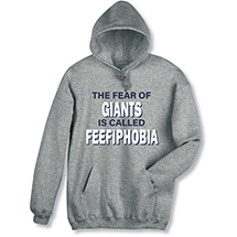 Alternate image for Fear of Giants T-Shirt or Sweatshirt
