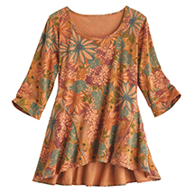 Alternate image for Fall Floral Tunic