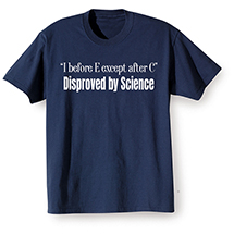 Product Image for Disproved by Science T-Shirt or Sweatshirt
