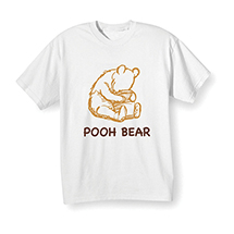 Alternate Image 1 for Pooh Bear T-Shirt or Sweatshirt