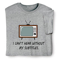 Product Image for Subtitles T-Shirt or Sweatshirt