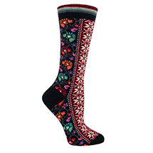 Alternate image for Floral Nordic Socks