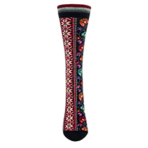 Alternate Image 1 for Floral Nordic Socks
