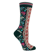 Alternate Image 3 for Floral Nordic Socks