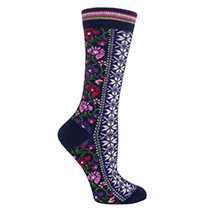 Alternate Image 4 for Floral Nordic Socks