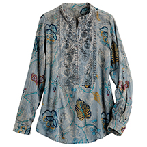 Alternate Image 1 for Embroidered Boho Tunic