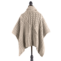 Alternate Image 3 for Irish Knit Shawlneck Sweater
