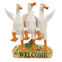 Alternate image for Dancing Duck Welcome Statue