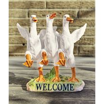 Alternate image for Dancing Duck Welcome Statue