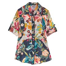 Alternate image for Tropical Patchwork Tunic