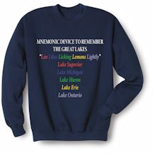 Alternate image for Great Lakes T-Shirt or Sweatshirt