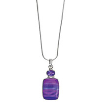 Alternate image for Amethyst and Agate Necklace