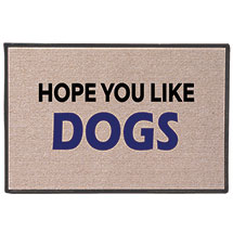 Alternate image Personalized Hope You Like Doormats