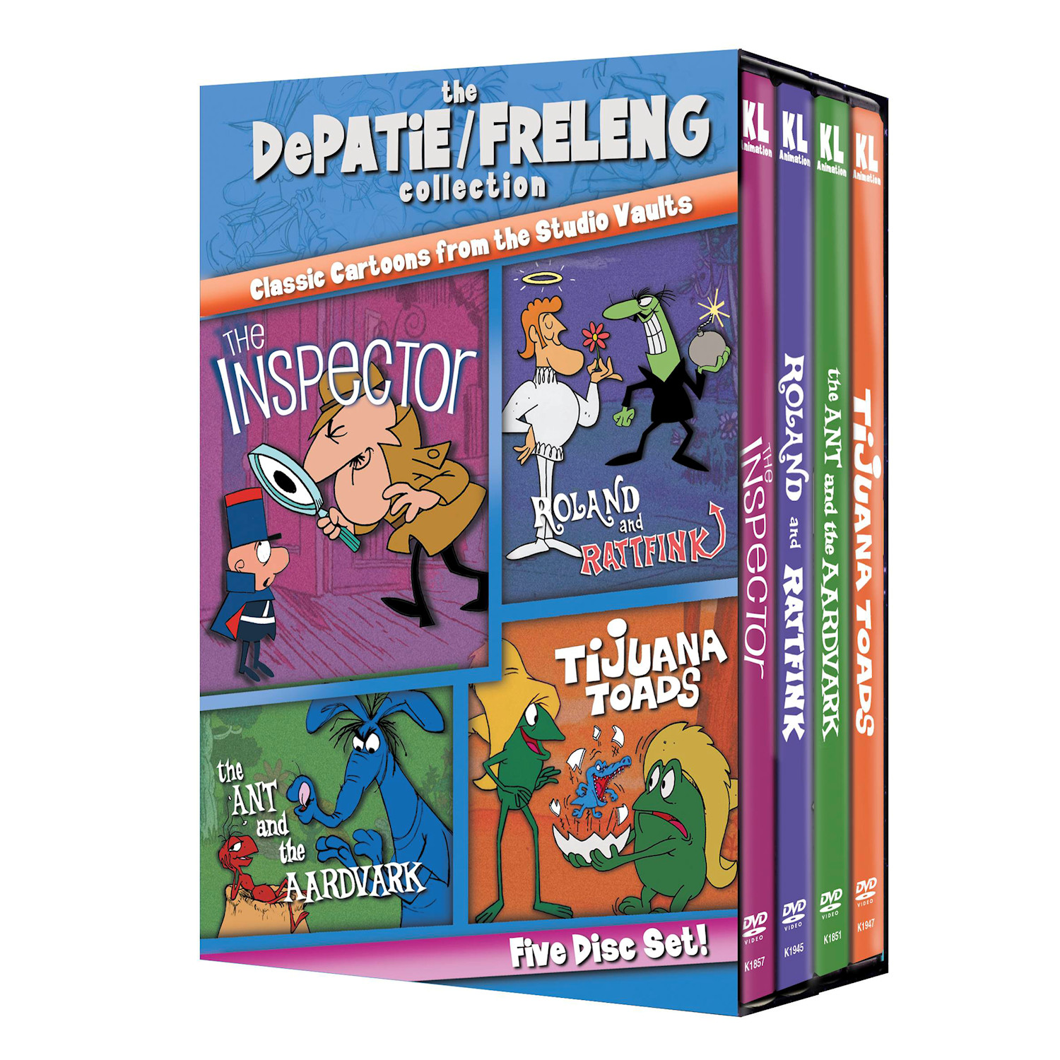 DePatie/Freleng Classic Cartoons Collections - Set 1 DVD & Blu-Ray | Acorn  | XD4292