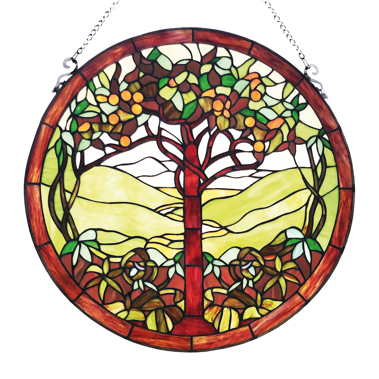 Tree of Life Stained Glass Panel | 5 Reviews | 4.4 Stars | Acorn 
